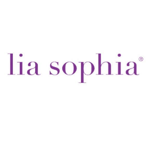 Lia Sophia SEA GRASS French Hook Earrings. Green and MOP. Silver Tone - Picture 2 of 2